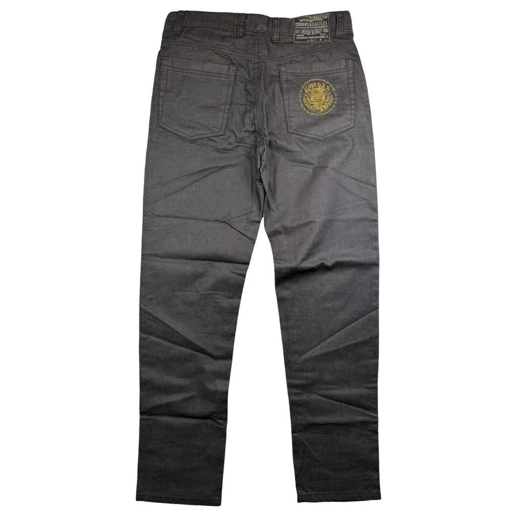 Crooks & Castles Denim Works Gold Embroidery Jeans