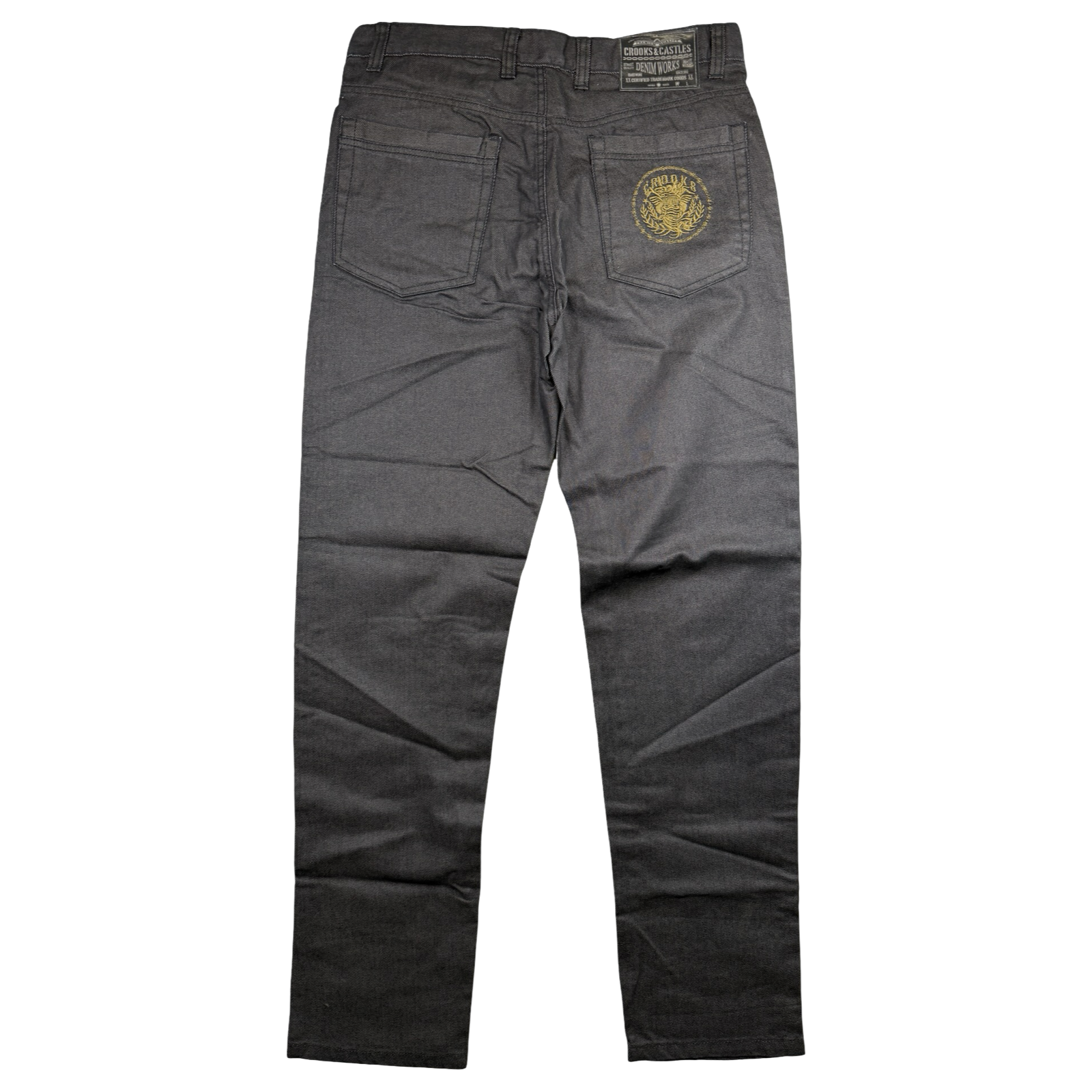 Crooks & Castles Denim Works Gold Embroidery Jeans