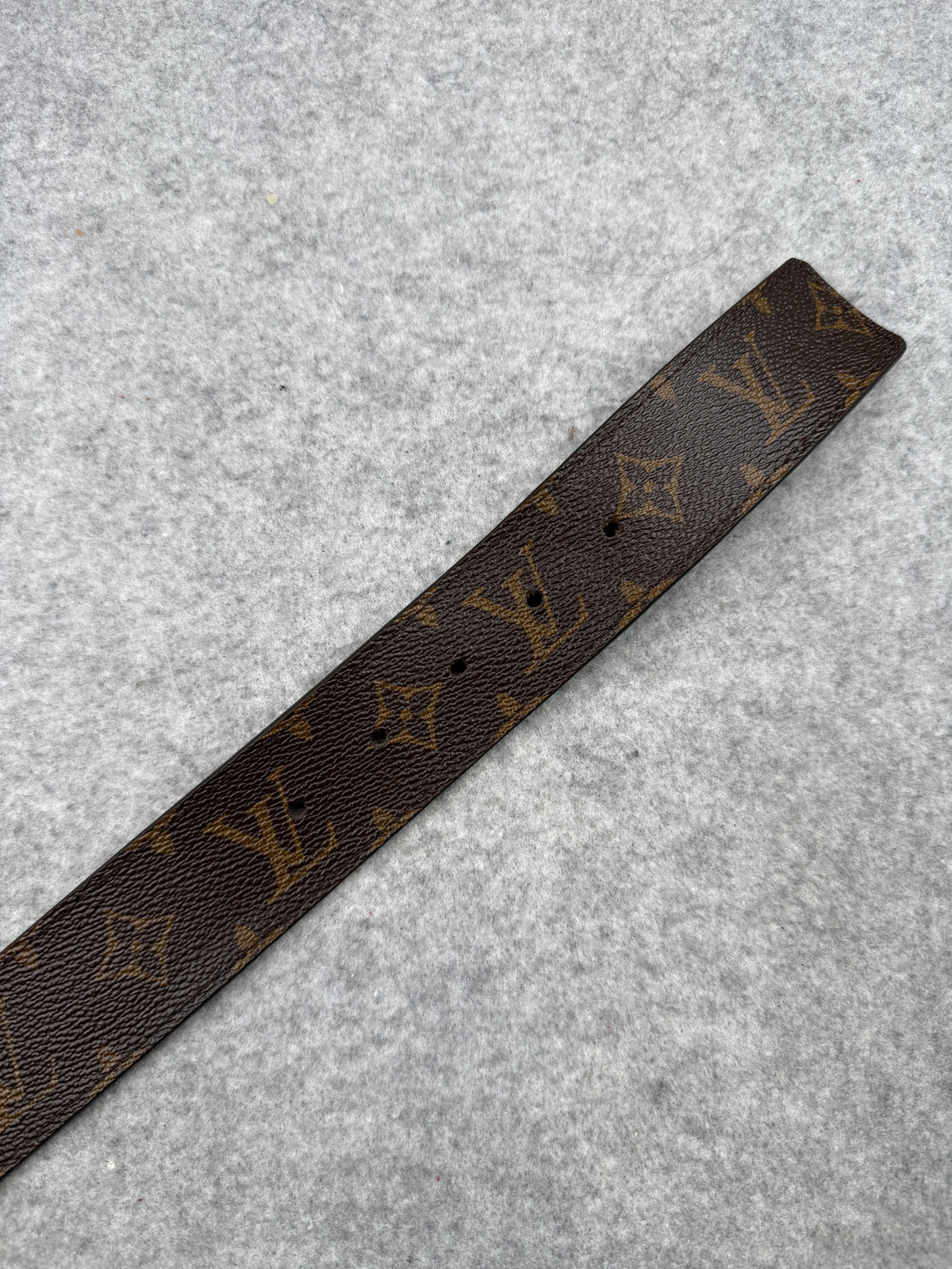 Louis Vuitton Shape Belt Virgil Abloh Monogram Brown