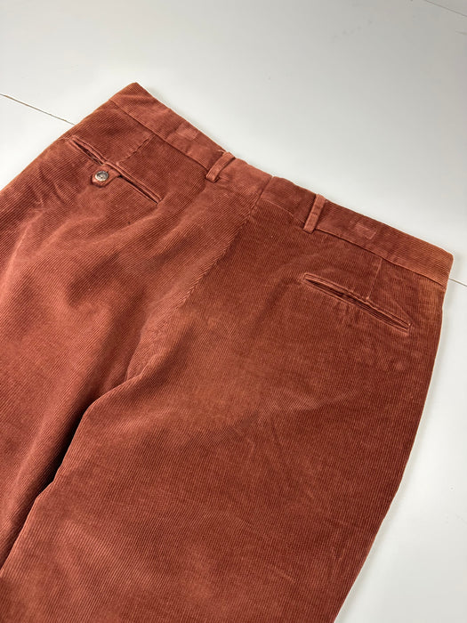 Vintage Majer Corduroy Pants Dark Brown | Vitnage Clothing Store Canada