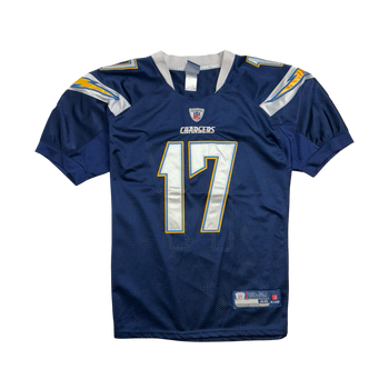 (L) NFL Los Angeles Chargers Phillip Rivers Football Jersey Navy