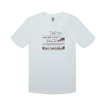 Supreme The North Face Metallic Logo Tee White