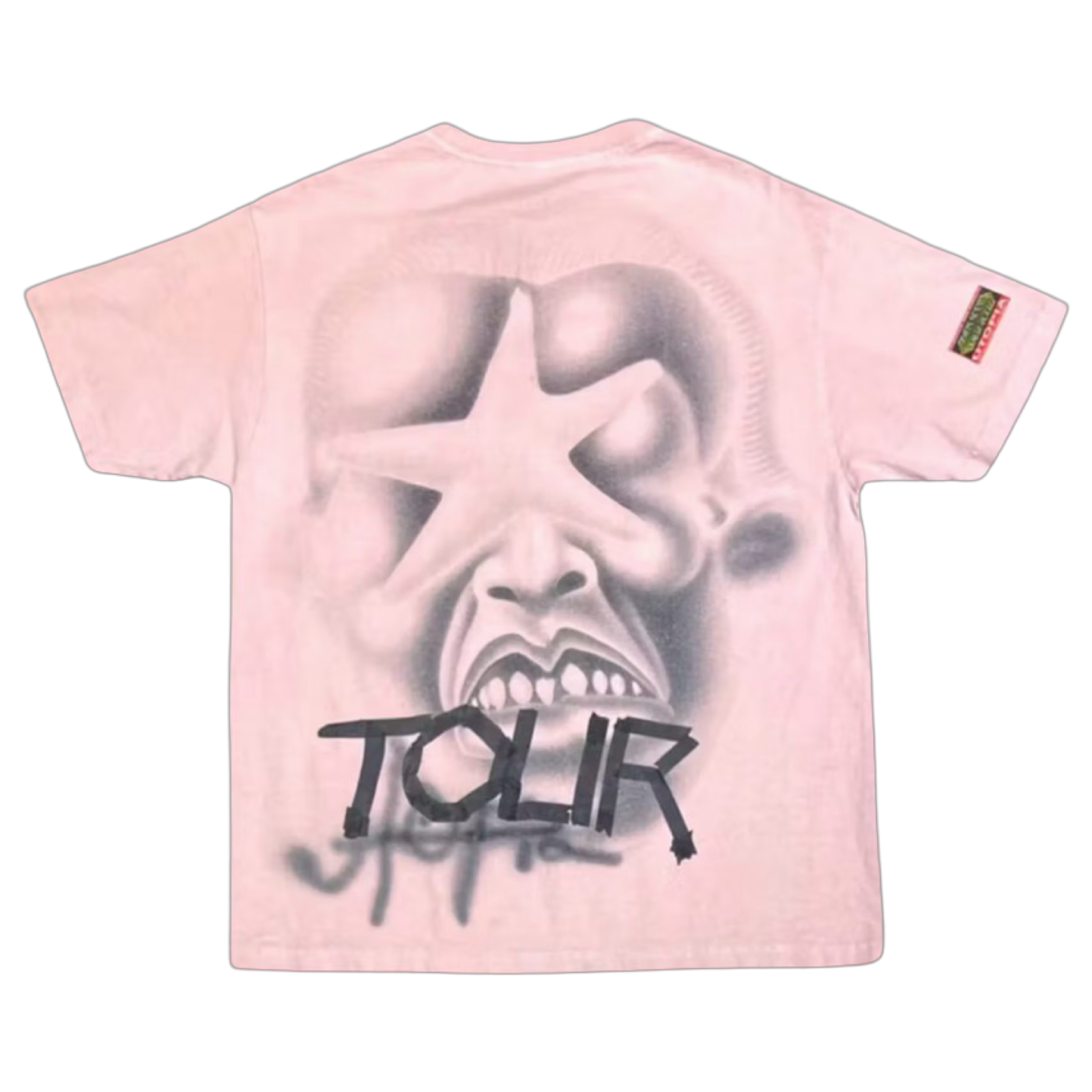 Travis Scott Circus Maximus Pink Star Tee Pink