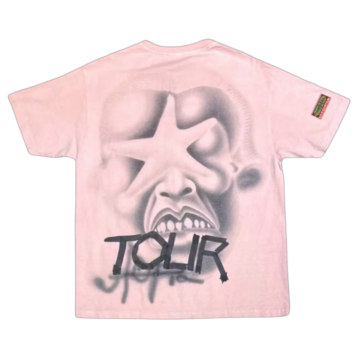 Travis Scott Circus Maximus Pink Star Tee Pink | Vitnage Clothing Store Canada
