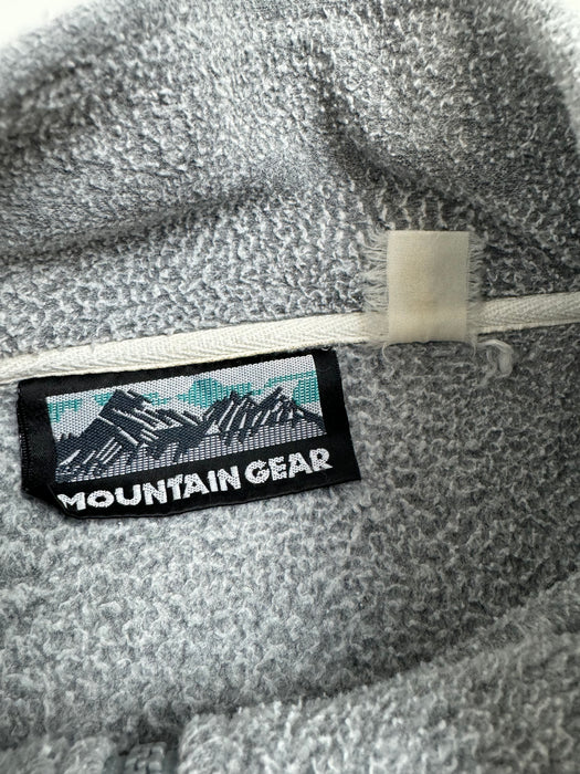 (XL) Vintage Mountain Gear Zip-Up Fleece Grey | Vitnage Clothing Store Canada