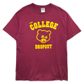 Vintage 2000’s Kanye West The College Dropout Tee Burgundy