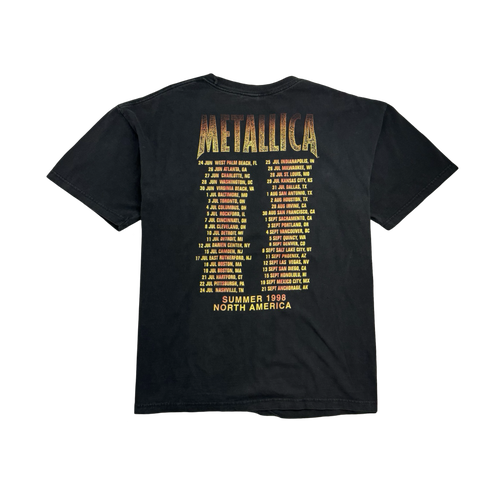 (XL) Vintage '98 Metallica North America Tour Tee Black | Vintage Clothing Store Canada