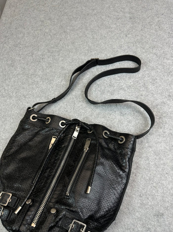 Saint Laurent Rider Bucket Medium Bucket Bag Black