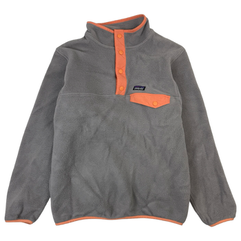 Women's Patagonia Lightweight Synchilla Snap T Fleece Jacket Grey