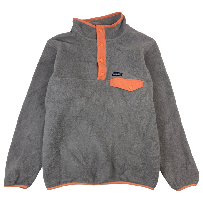 Women's Patagonia Lightweight Synchilla Snap T Fleece Jacket Grey