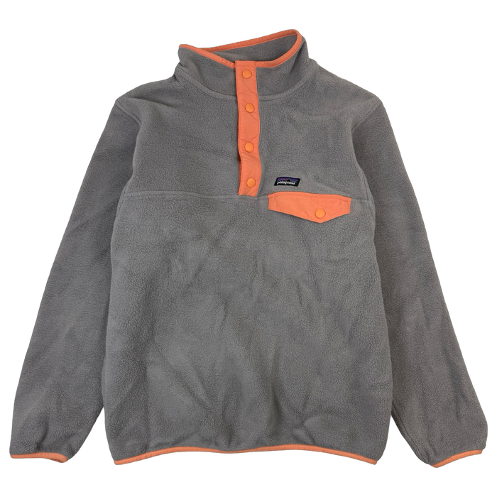 Women's Patagonia Lightweight Synchilla Snap T Fleece Jacket Grey | Vitnage Clothing Store Canada