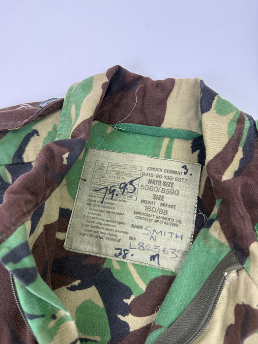 Smock Combat Army Issued Zip Up Light Jacket Green Camo | Vitnage Clothing Store Canada