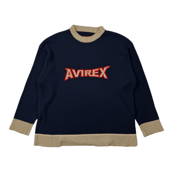 Vintage 2000’s Avirex Knit Sweatshirt Navy