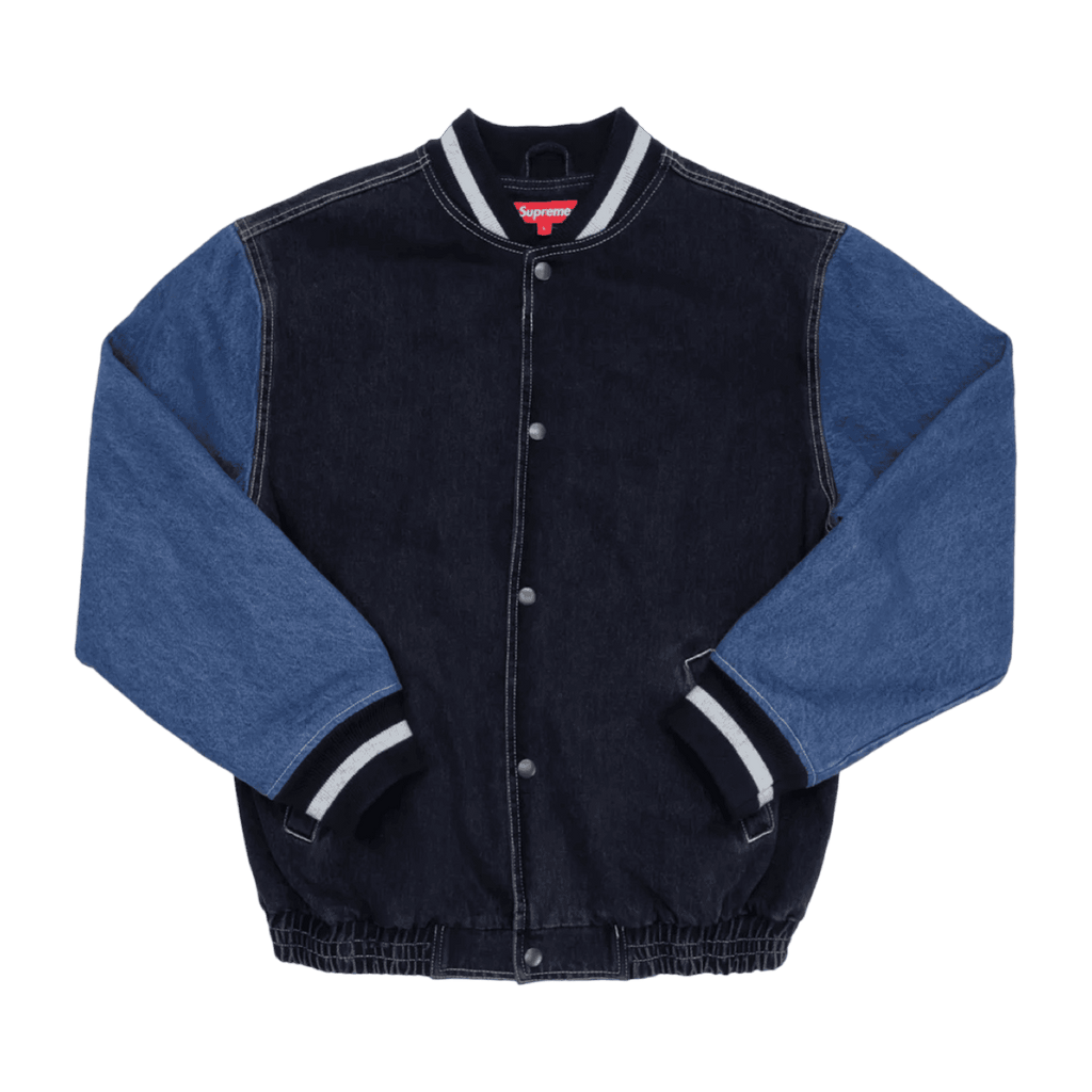 Supreme Denim Varsity Jacket Black