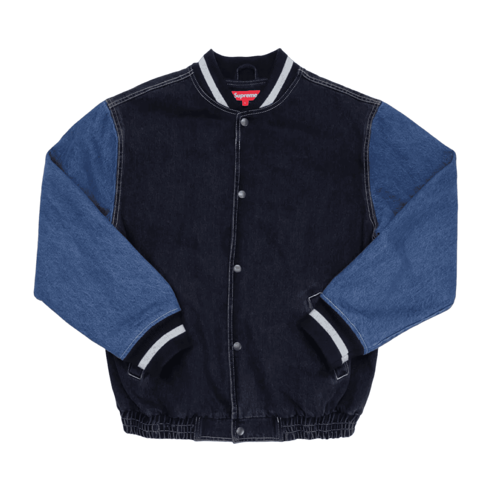 Supreme Denim Varsity Jacket Black