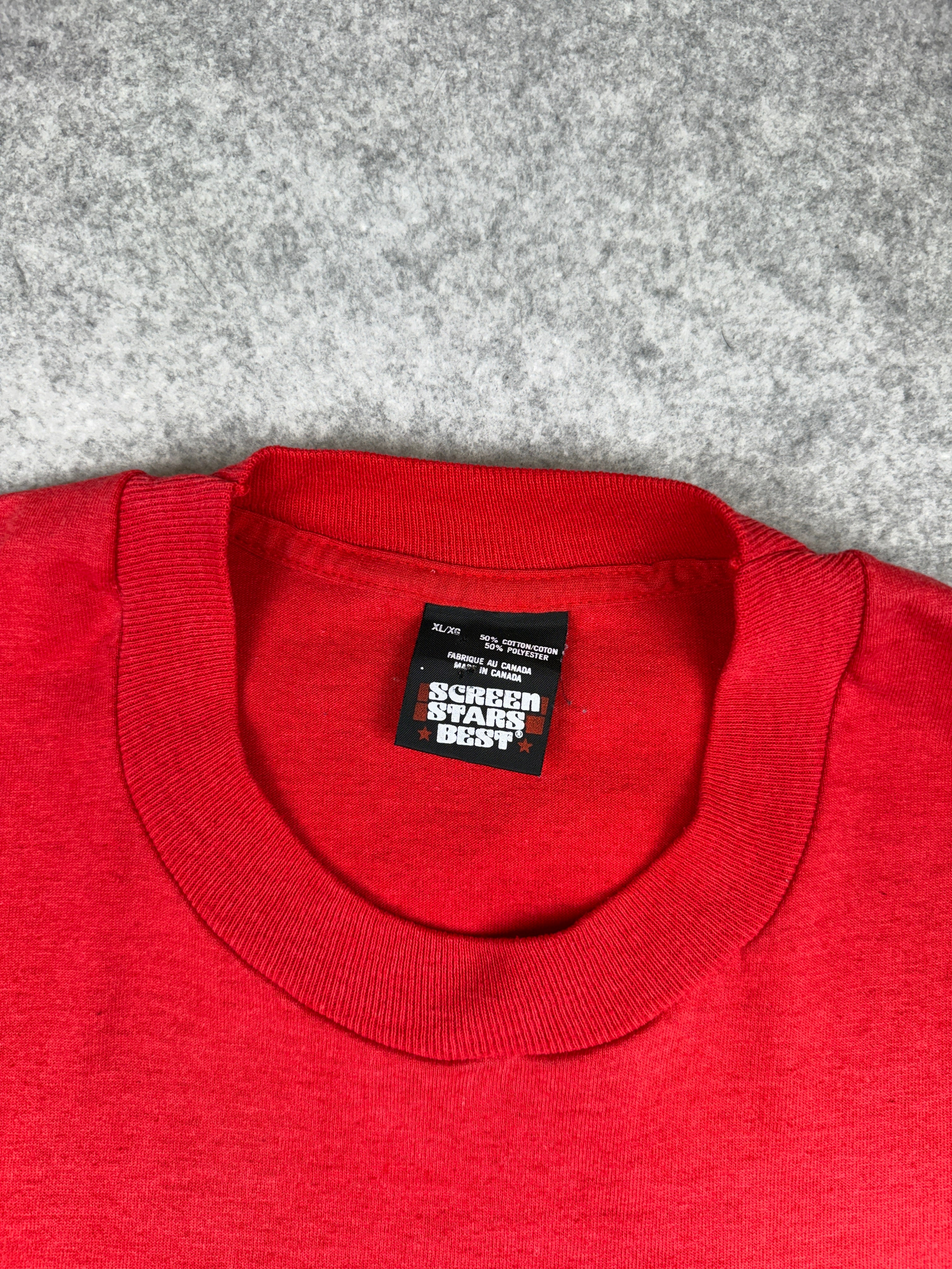 Vintage Montreal Canadiens Hockey Club Tee Red