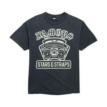 Vintage Y2k Famous Stars & Straps Tee Black