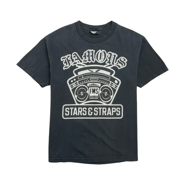 Vintage Y2k Famous Stars & Straps Tee Black