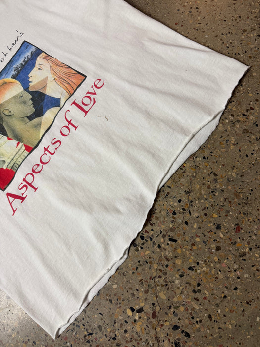 Vintage Musical Aspects of Love by Andrew Lloyd Webber Tee White | Vitnage Clothing Store Canada