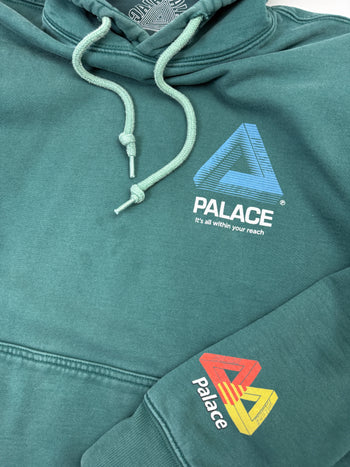 Palace It's All Within Your Reach Hoodie Green (USED)