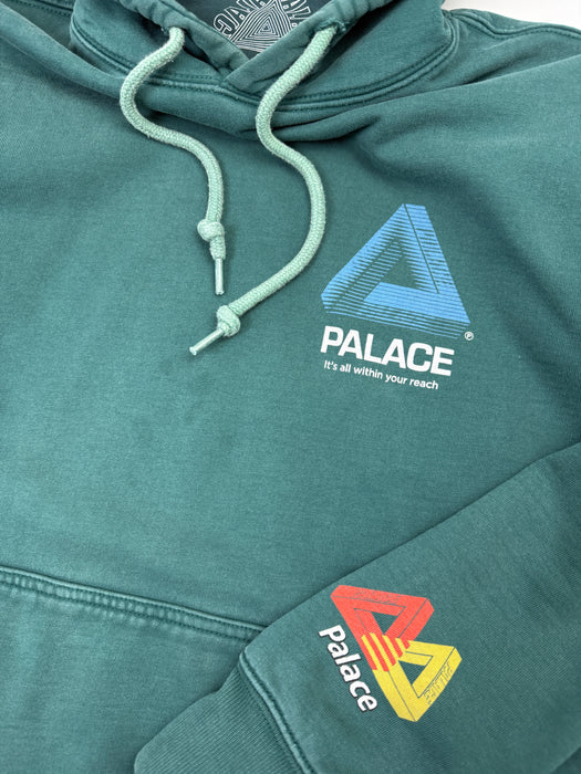 Palace It's All Within Your Reach Hoodie Green (USED) | Vitnage Clothing Store Canada