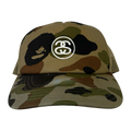 BAPE x Stussy Trucker Mesh Hat Green (USED)