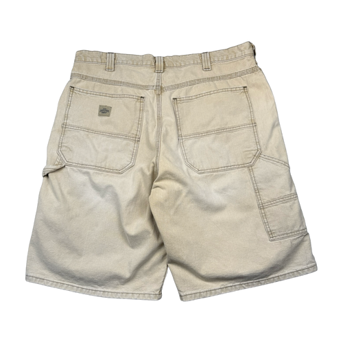 Vintage Lee Dungarees Carpenter Shorts Beige | Vintage Clothing Store Canada