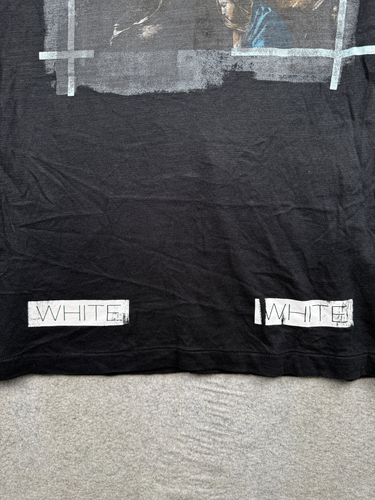 OFF-WHITE Caravaggio Painted Tee Black (USED)