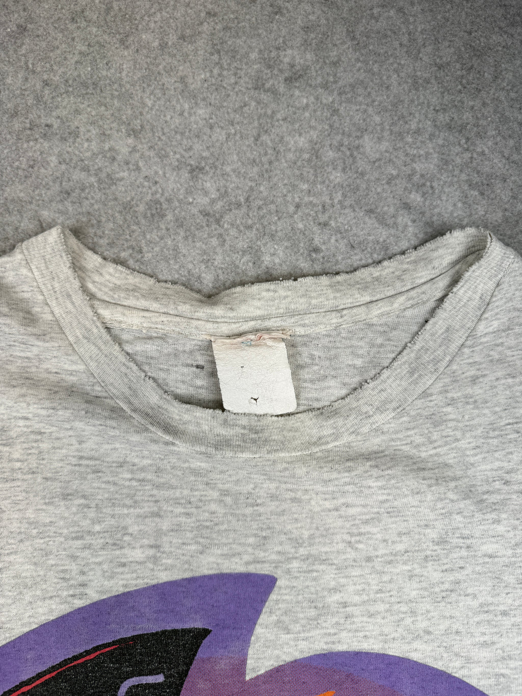 Vintage Toronto Raptors B-Ball Rules Tee Grey