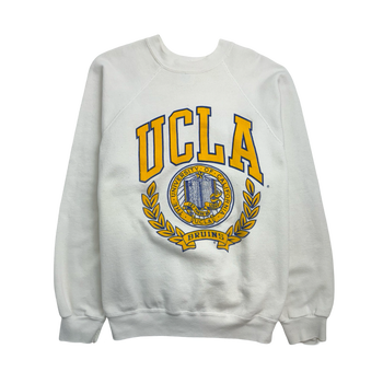 (L) Vintage 90s UCLA Sweatshirt White