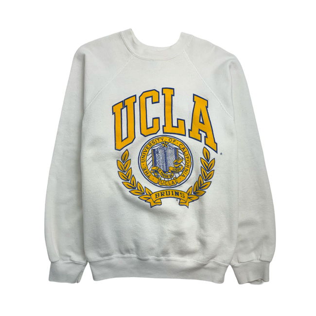 (L) Vintage 90s UCLA Sweatshirt White