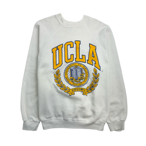 (L) Vintage 90s UCLA Sweatshirt White | Vintage Clothing Store Canada