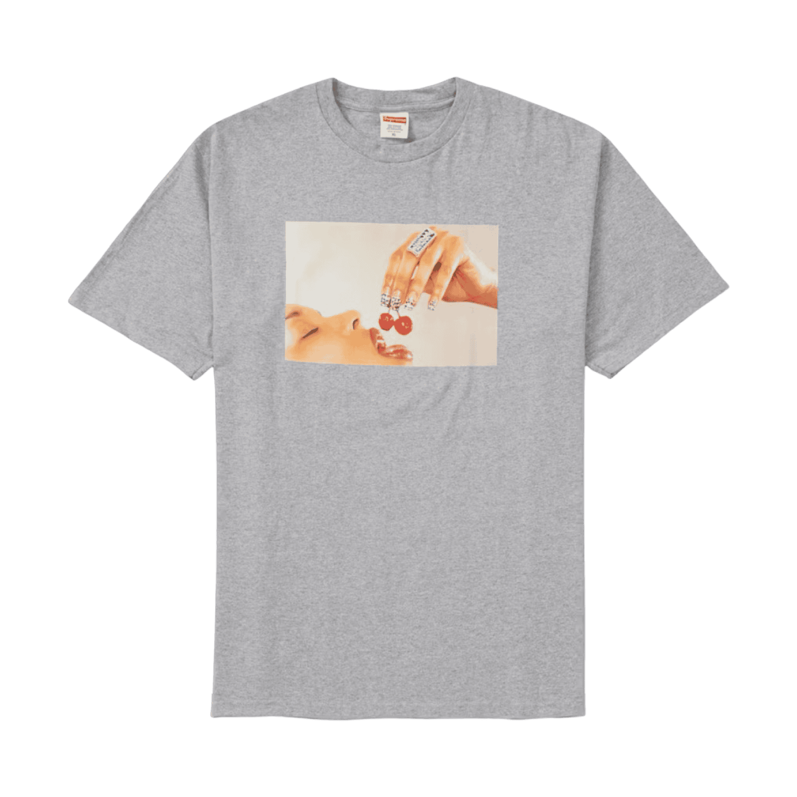 Supreme Cherries Tee Heather Grey