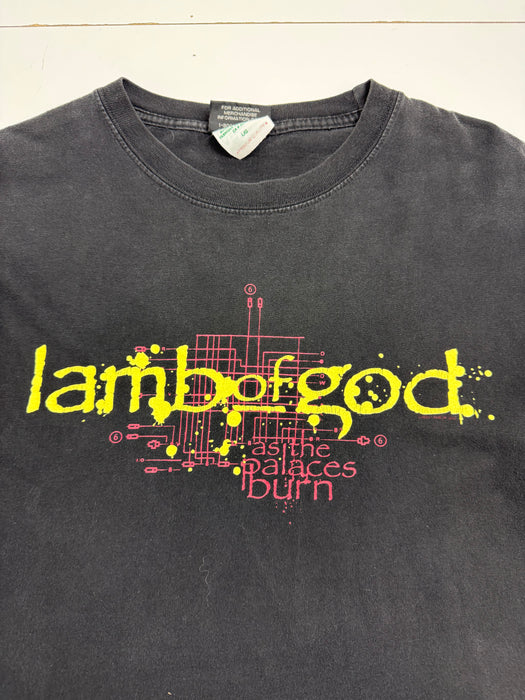 (M) Vintage Lamb Of God Band Tee Black | Vitnage Clothing Store Canada