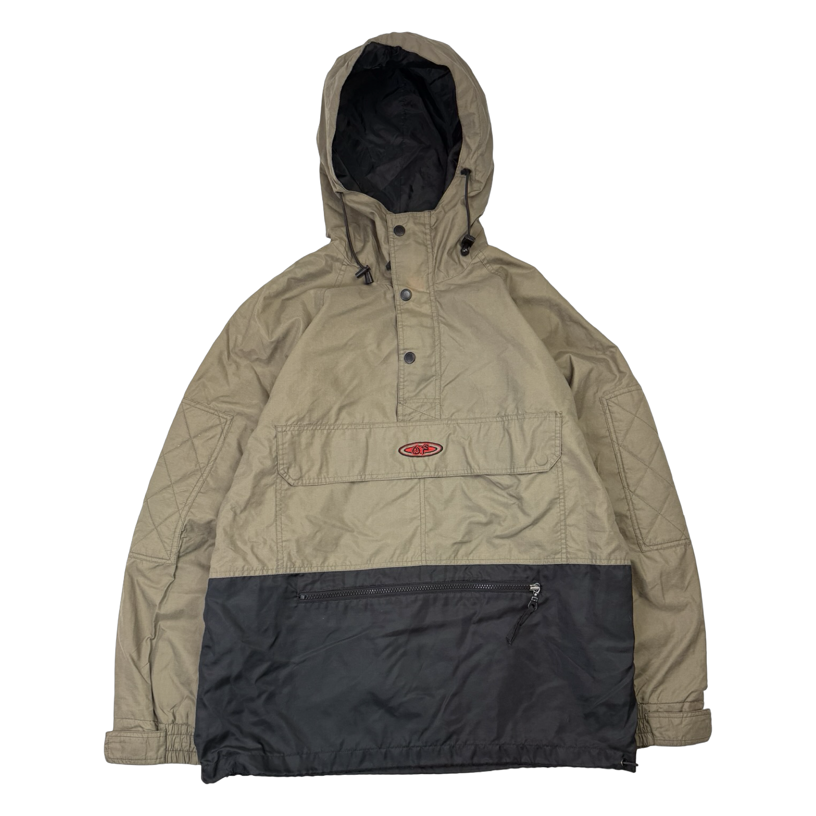 Vintage Ocean Pacific Anorak Jacket Olive Brown
