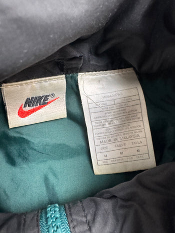 Vintage 90s Nike Windbreaker Zip-Up Pine Green