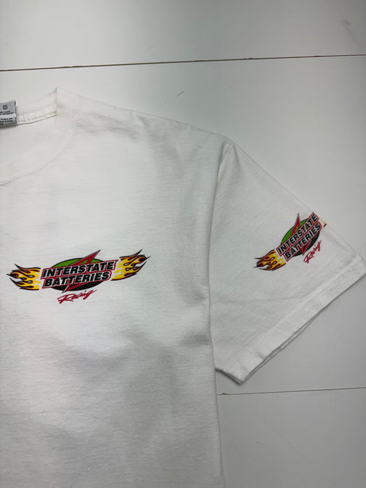 (L) Vintage Tommy Johnson Jr. Nascar Tee White | Vitnage Clothing Store Canada