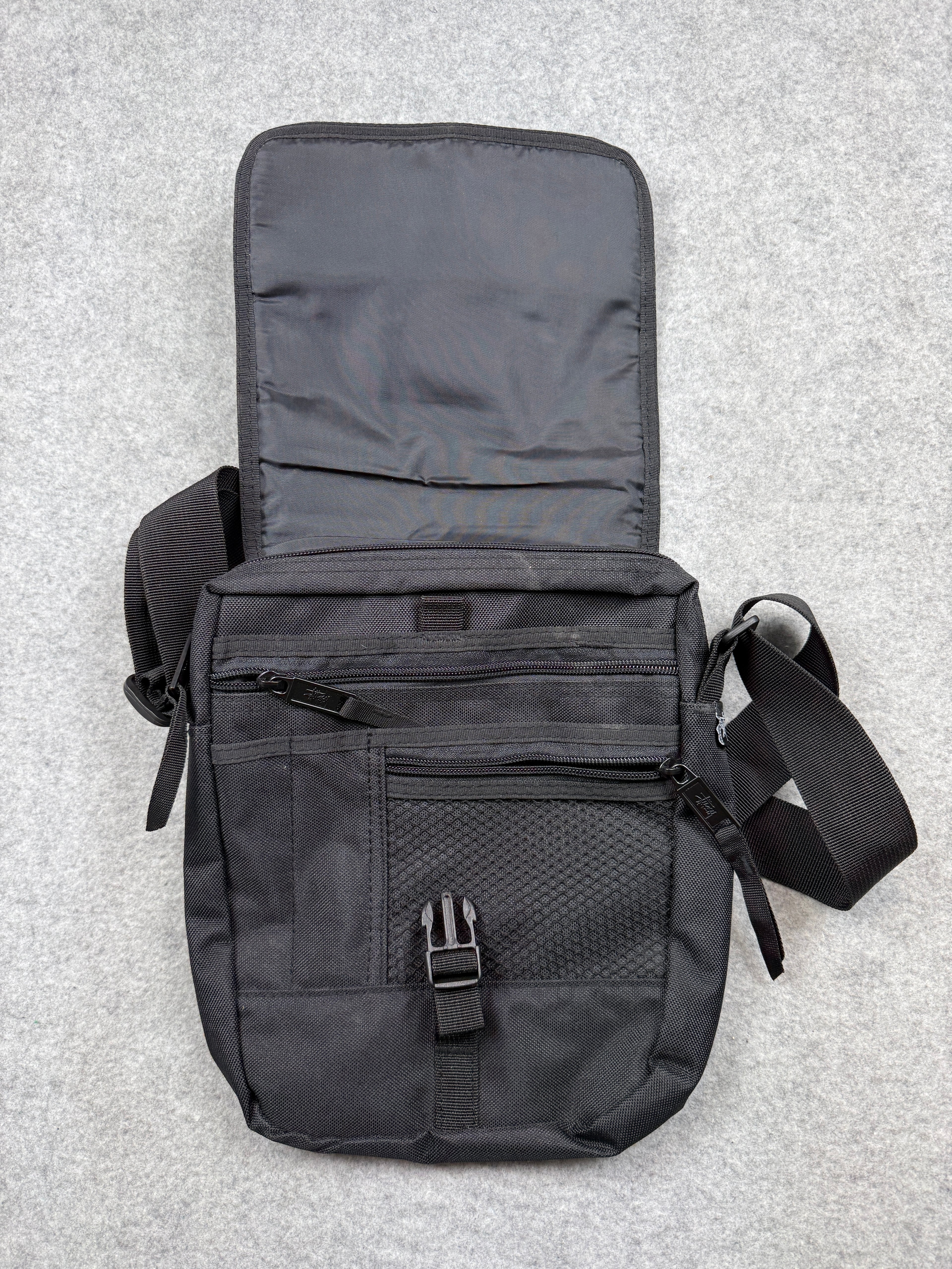 Vintage Stussy Shoulder Bag Black