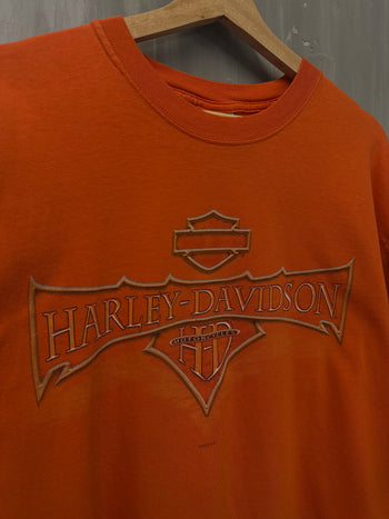 Vintage ‘05 Harley Davidson L/S Tee Orange