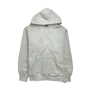 Supreme Micro Logo Hooded Sweatshirt Ash Grey (USED)