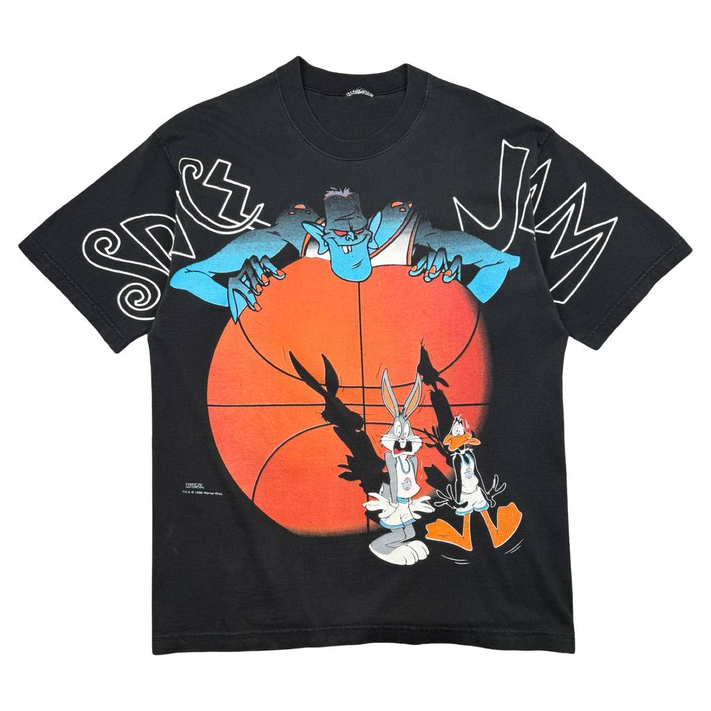 Vintage 90's Space Jam Blanko Monstar Tee Black