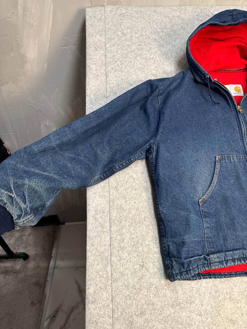 Vintage 1980’s Denim Carhartt Active Lined Jacket