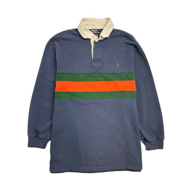 (L) Vintage Polo Ralph Lauren Collar Long Sleeve