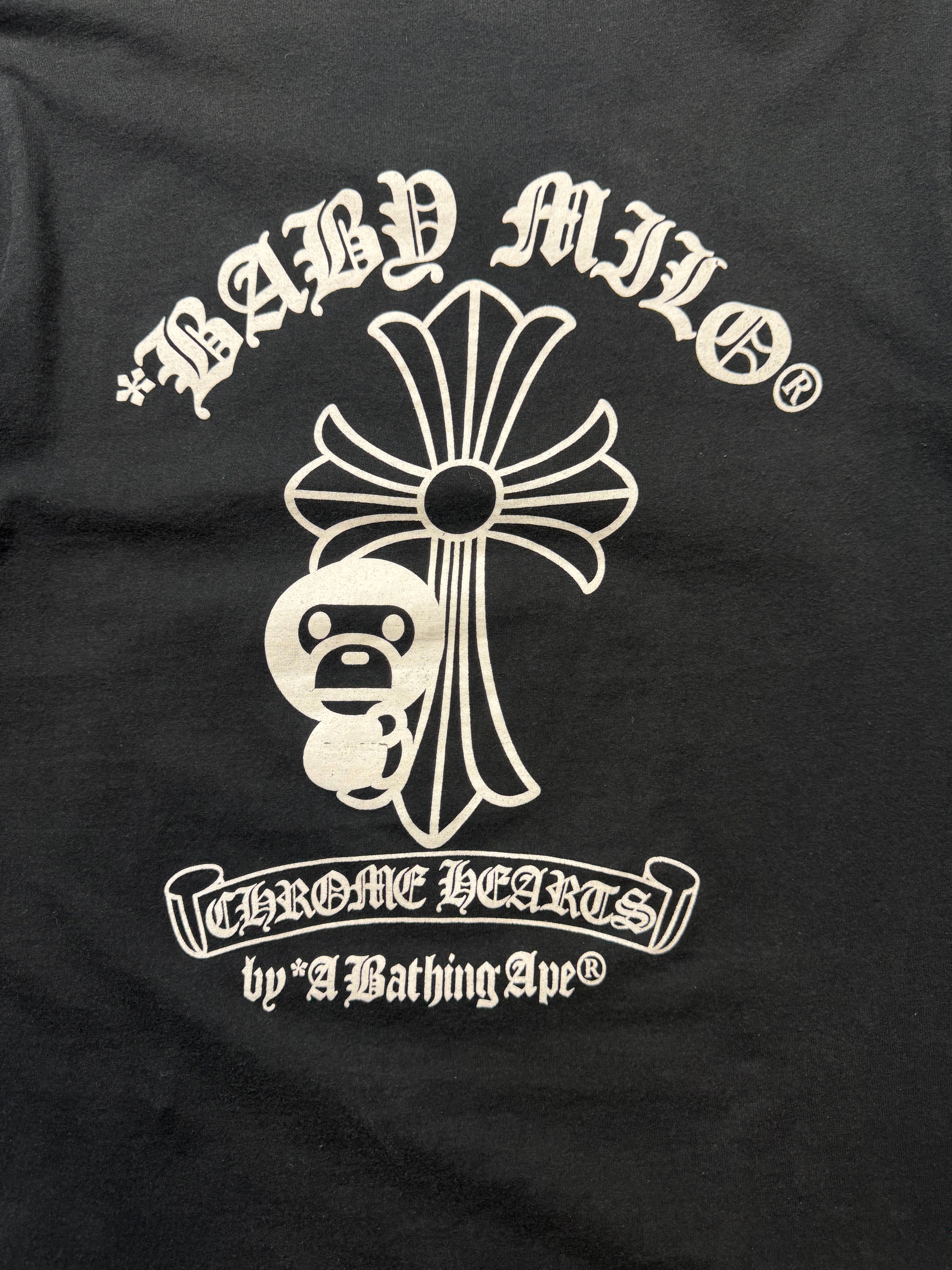 Chrome Hearts x Bape horse shoe T-shirt