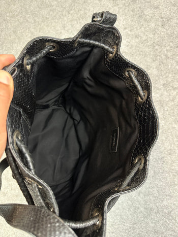Saint Laurent Rider Bucket Medium Bucket Bag Black