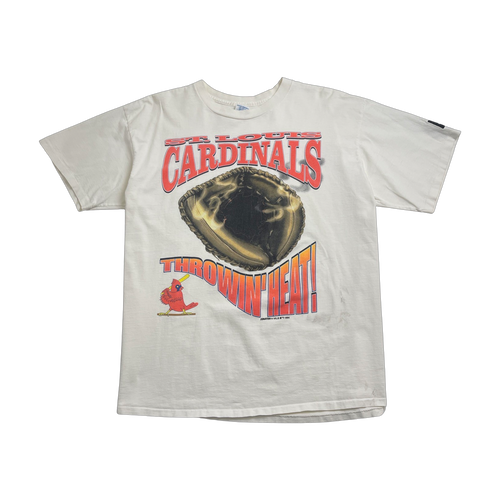 (XL) Vintage '94 St. Louis Cardinals Tee White | Vintage Clothing Store Canada