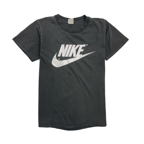 (S) Vintage Nike Big Print Tee Black | Vintage Clothing Store Canada