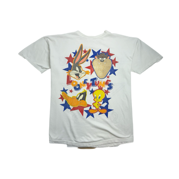 (L) Vintage '96 Looney Tunes Tweety Bird Tee White