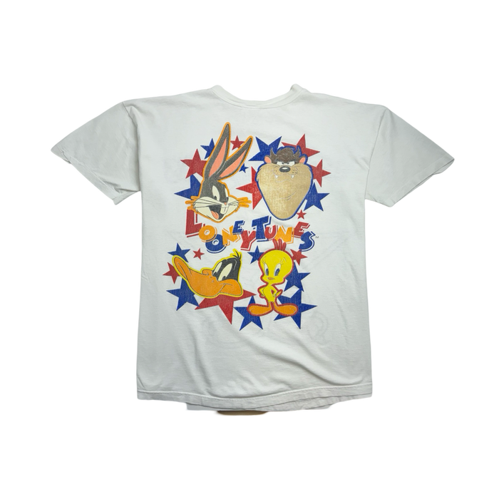 (L) Vintage '96 Looney Tunes Tweety Bird Tee White | Vitnage Clothing Store Canada