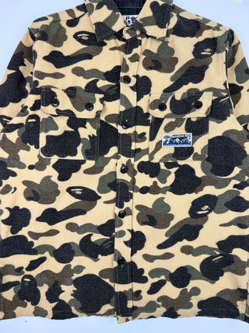 BAPE 1st Camo Button Down Shirt (USED)